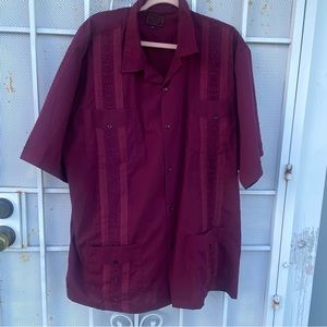 Maximos Yuctan Mexico men’s size 4XL short sleeve button up